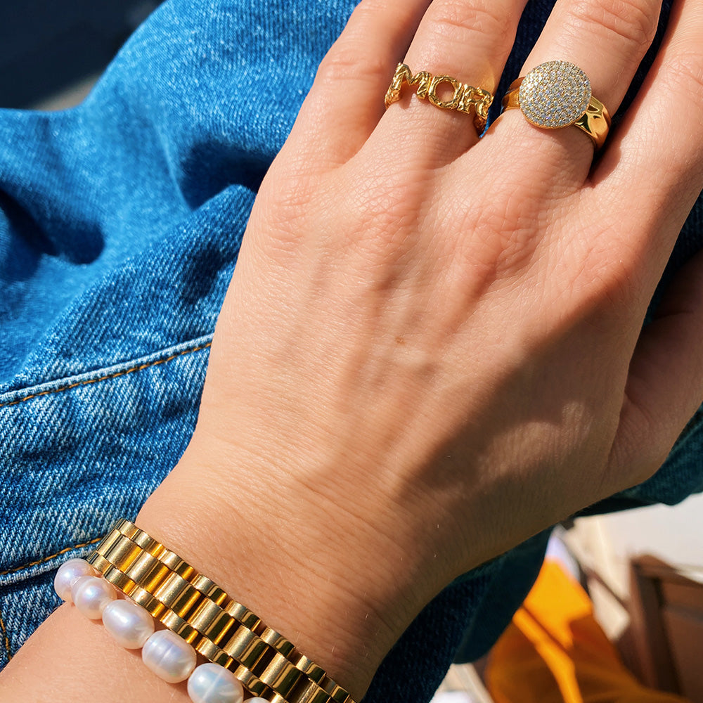 Mor ring banket guld - Ringe - ARHMS